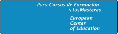 Para Cursos de Formacin                        y losMsteres   European  Center  of Education